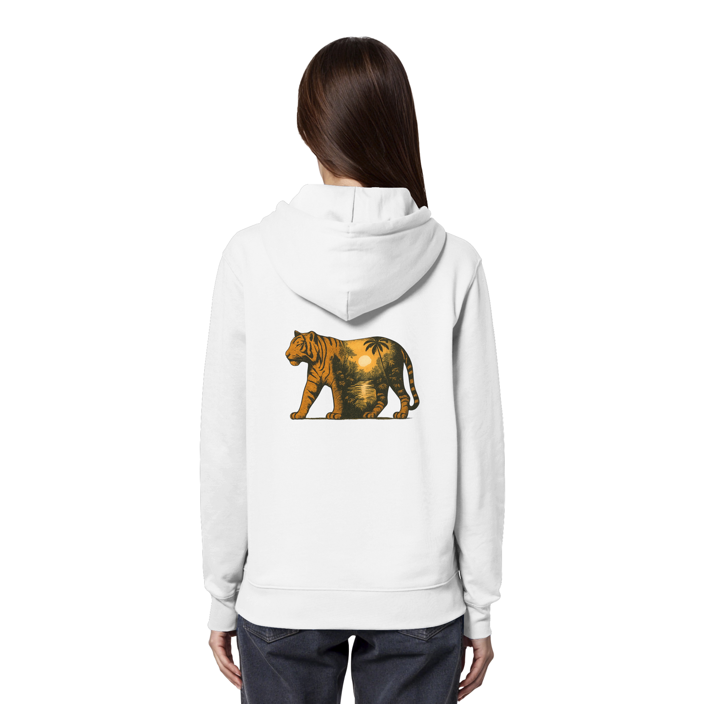Tiger – Spirit of Passion - Organic Hoodie