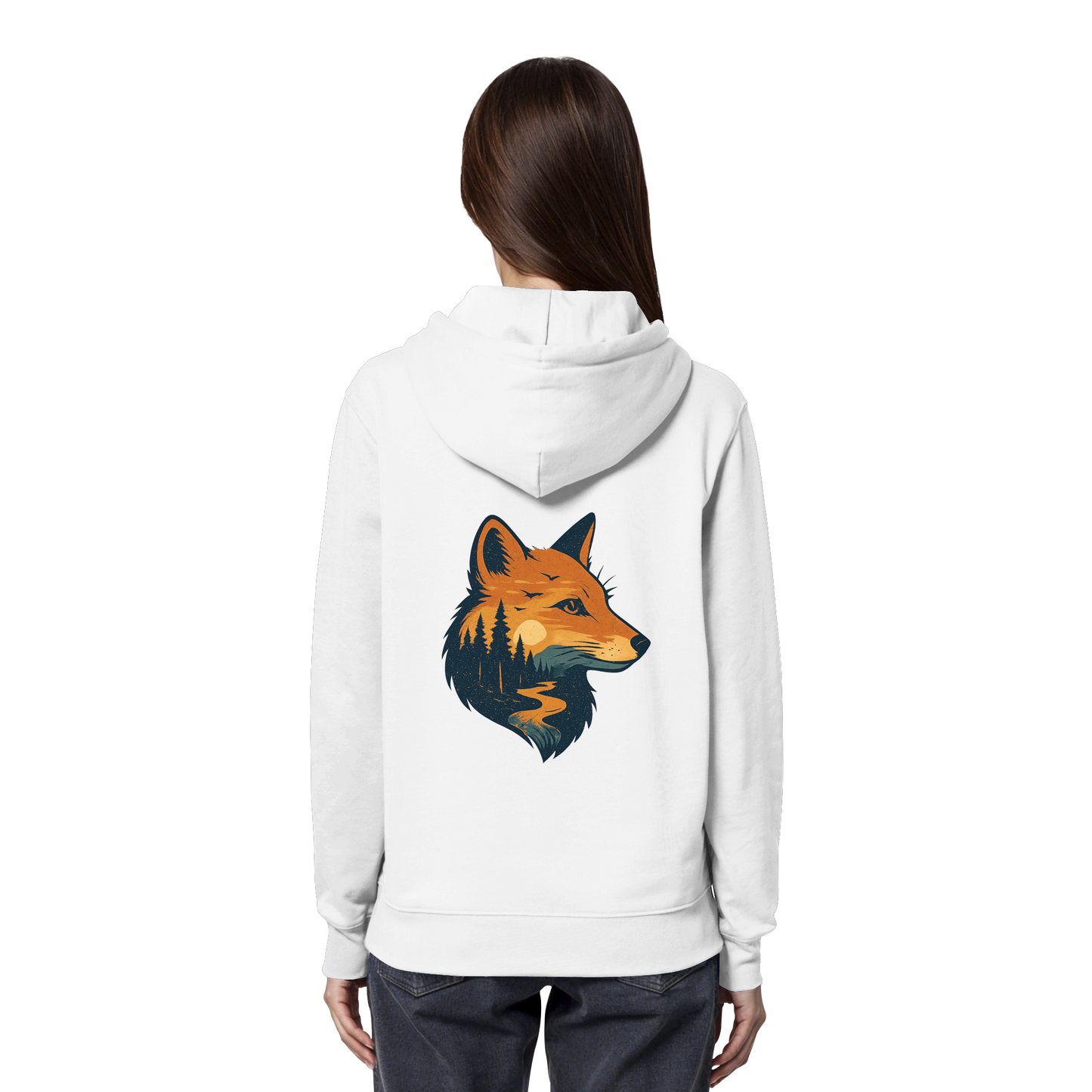 Fox – Curious Spirit - Organic Hoodie