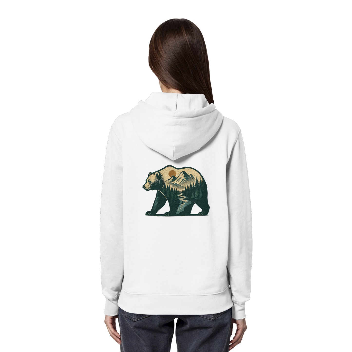 Bear – Spirit of Power - Organic Hoodie
