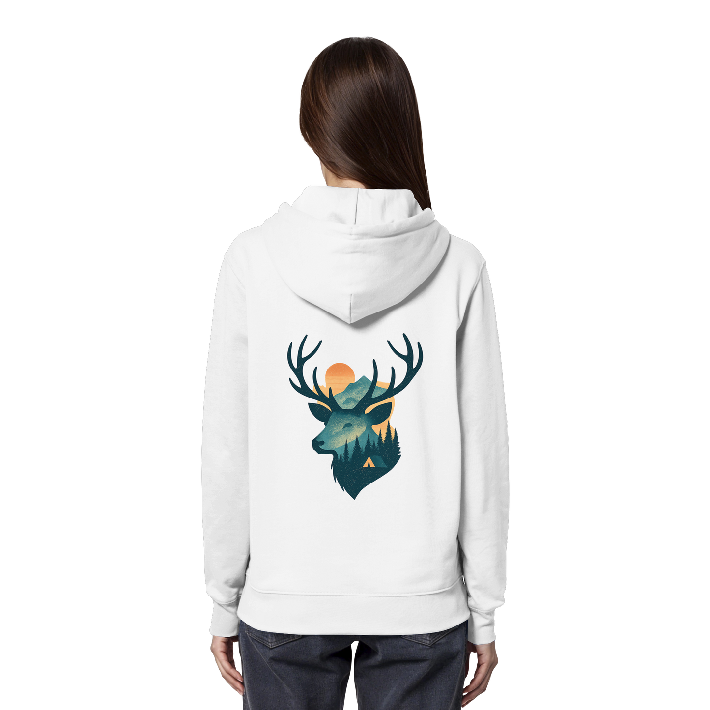 Hirsch – Strength of the Wild - Organic Hoodie