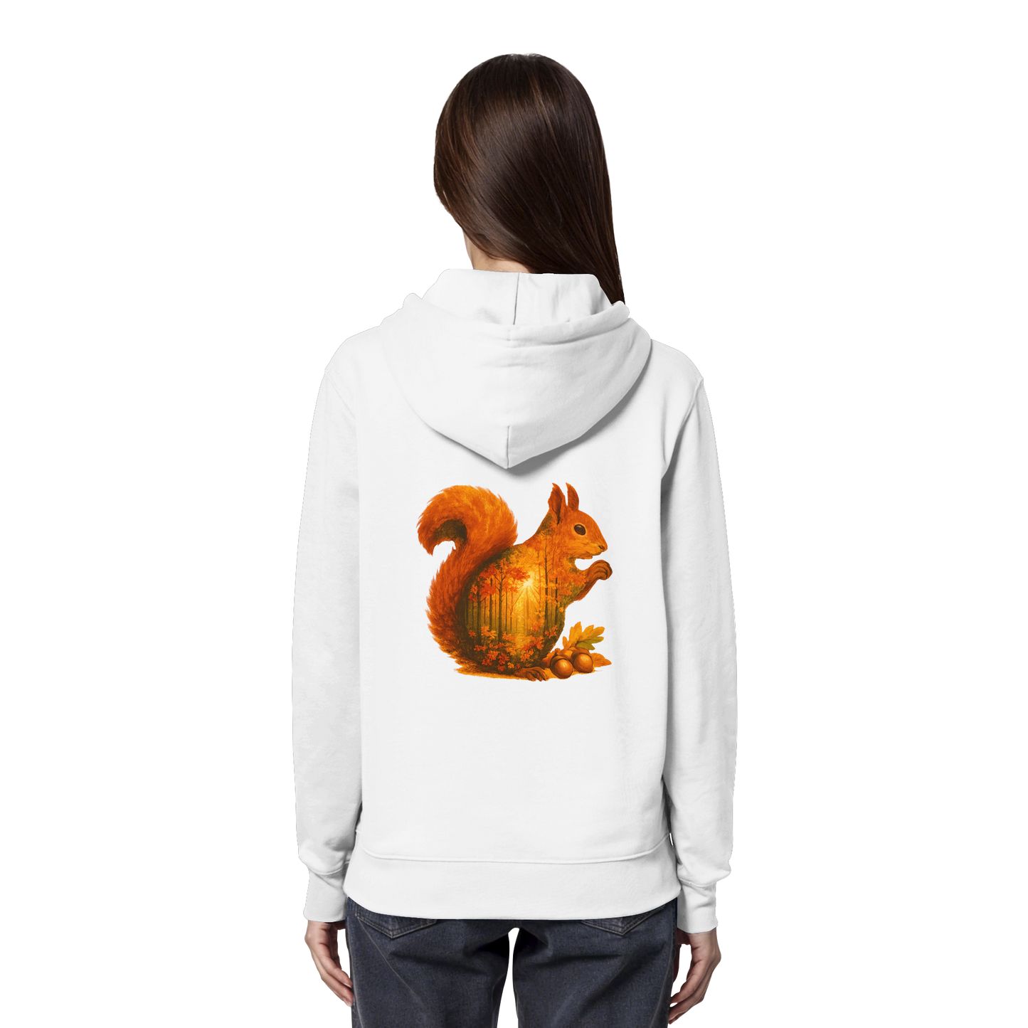 Squirrel – Spirit of Energy - Organic Hoodie