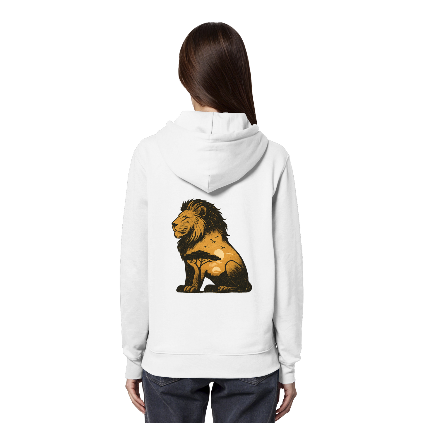 Lion – Spirit of Courage - Organic Hoodie