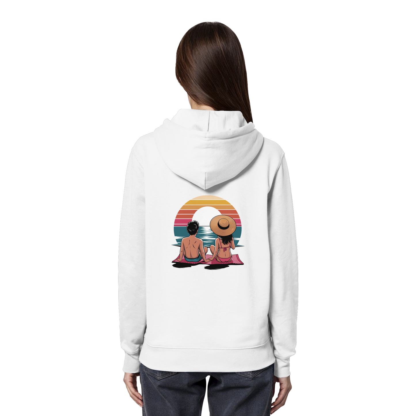 SUNSET COUPLE – Ocean Moments - Organic Hoodie