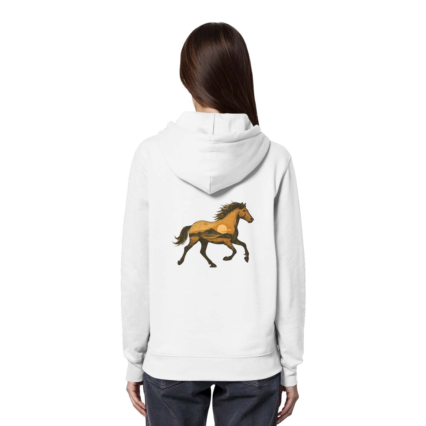 Wild Horse – Spirit of Freedom - Organic Hoodie