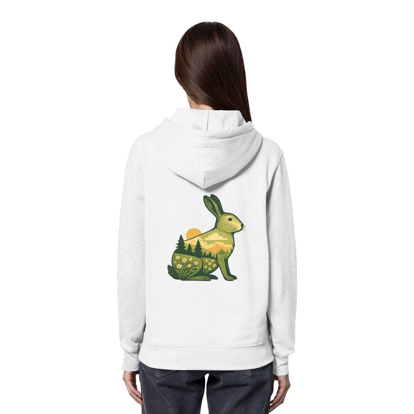 Rabbit – Spirit of Growth - Organic Hoodie