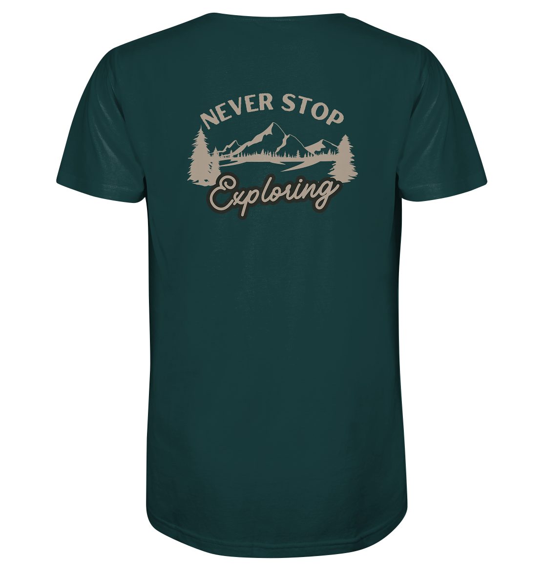Never Stop Exploring Nature - Organic Shirt