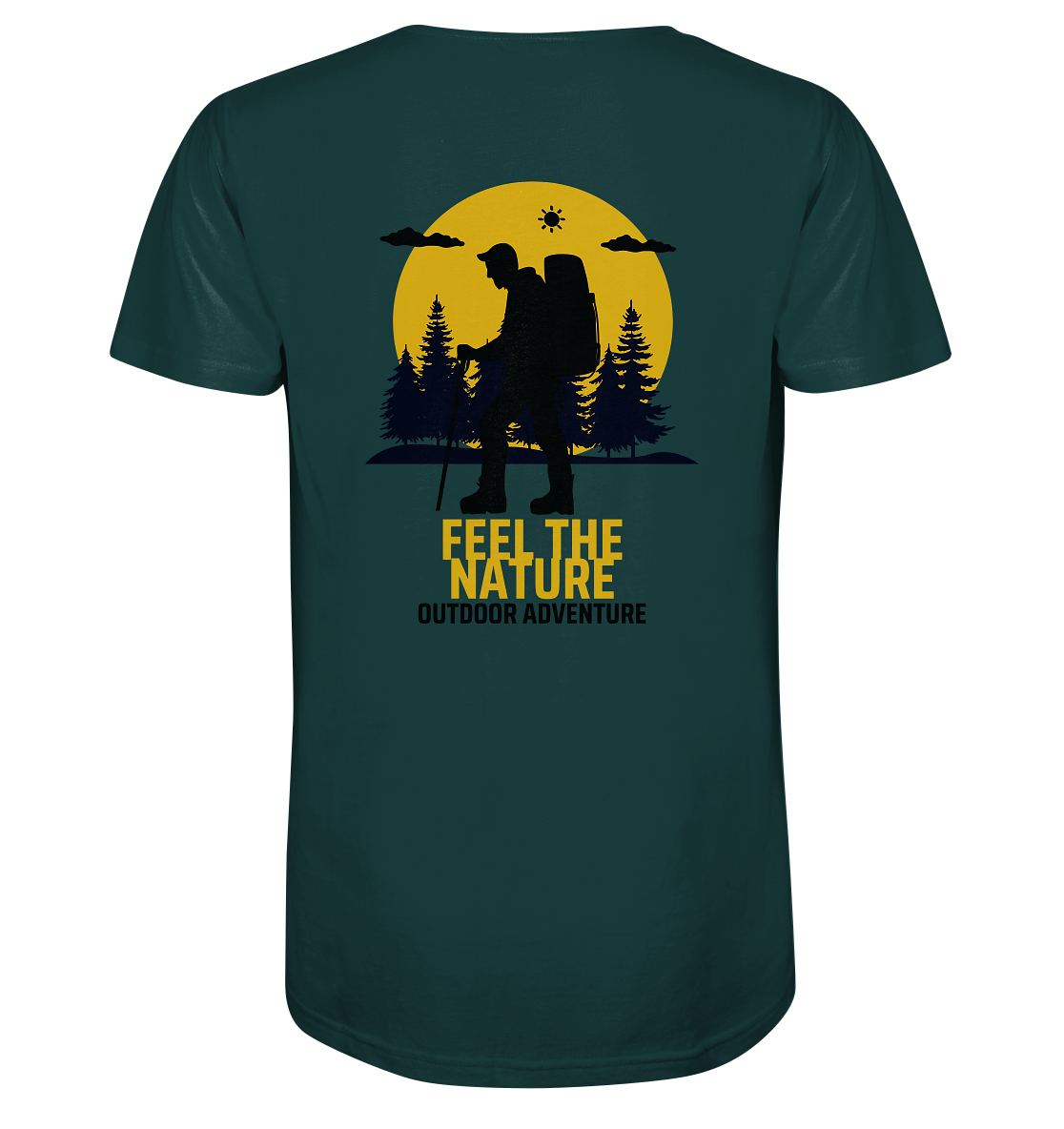 FEEL THE NATURE – Outdoor Adventure - Organic Shirt