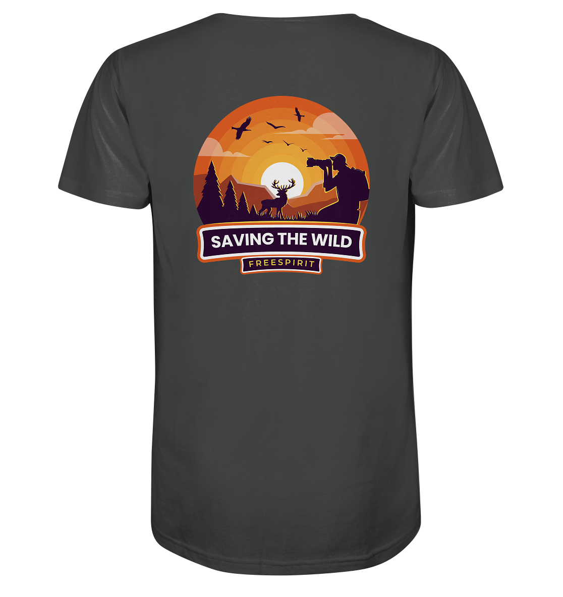 SAVING THE WILD – Freespirit Sunset - Organic Shirt