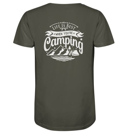 Life Is Best When You're Camping - Organic Shirt