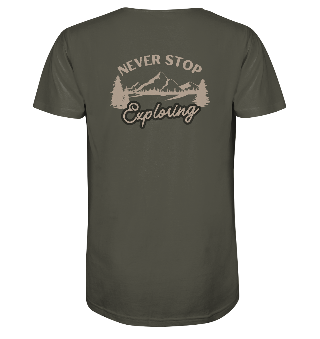 Never Stop Exploring Nature - Organic Shirt