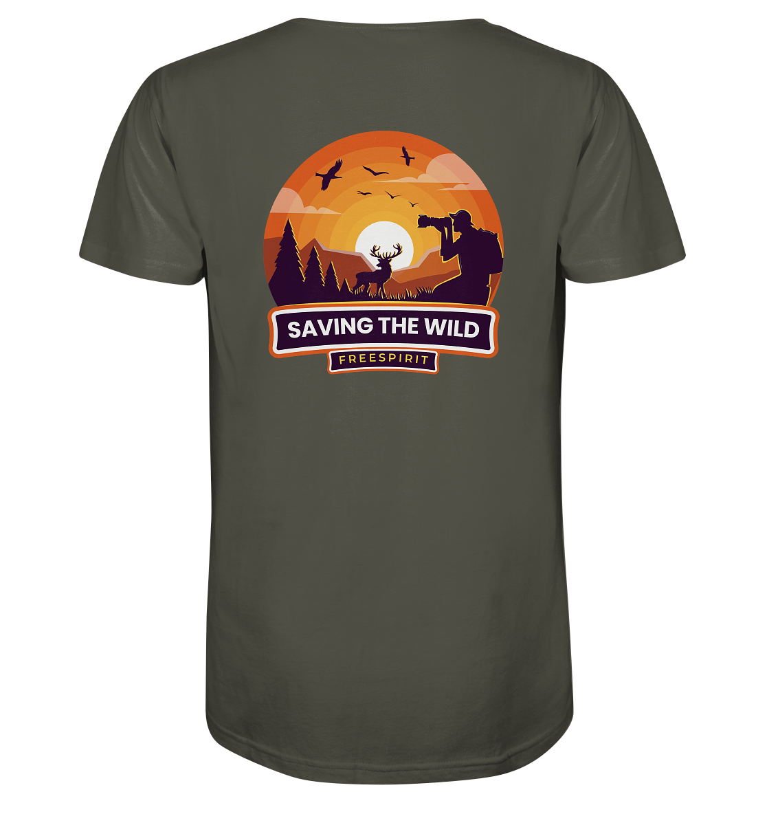 SAVING THE WILD – Freespirit Sunset - Organic Shirt