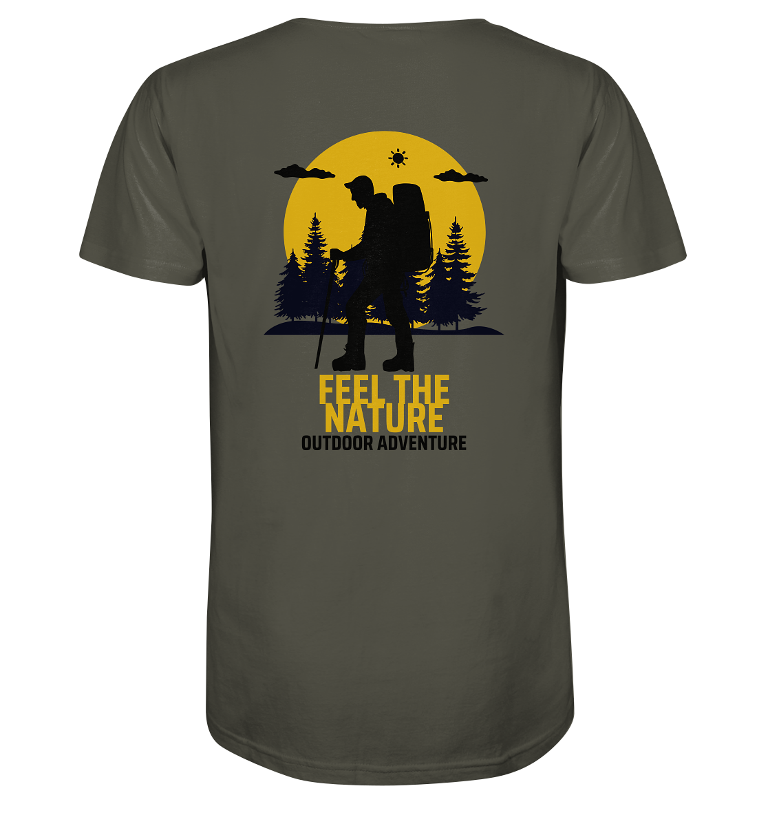 FEEL THE NATURE – Outdoor Adventure - Organic Shirt