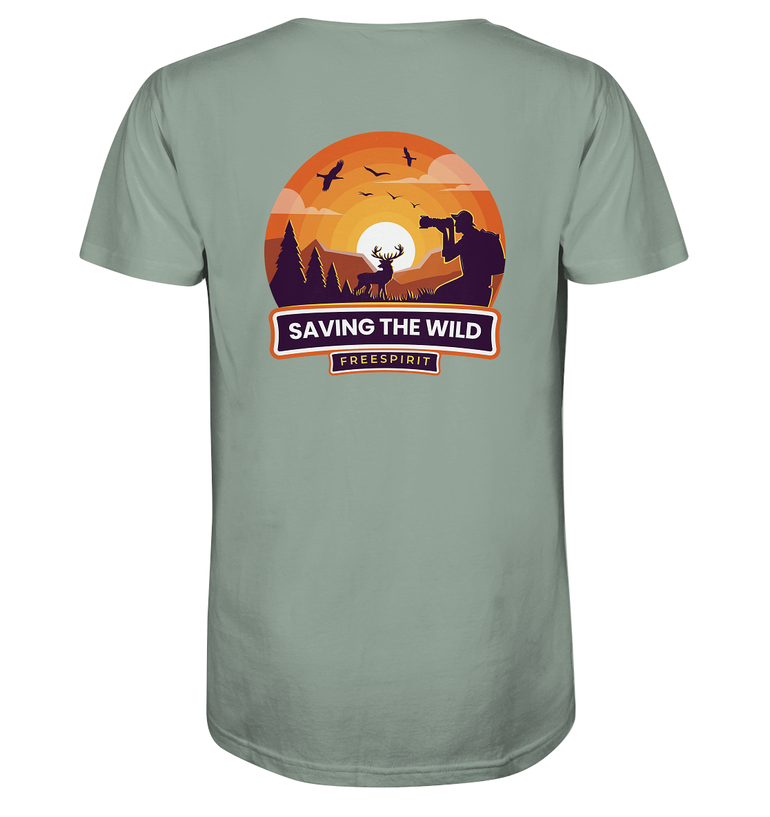 SAVING THE WILD – Freespirit Sunset - Organic Shirt
