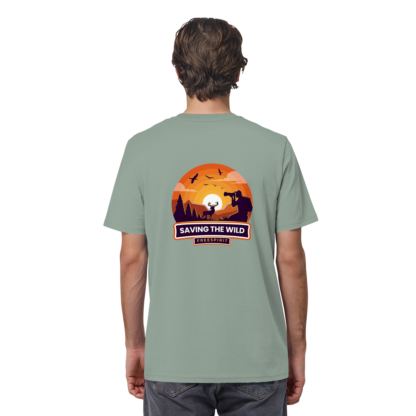 SAVING THE WILD – Freespirit Sunset - Organic Shirt