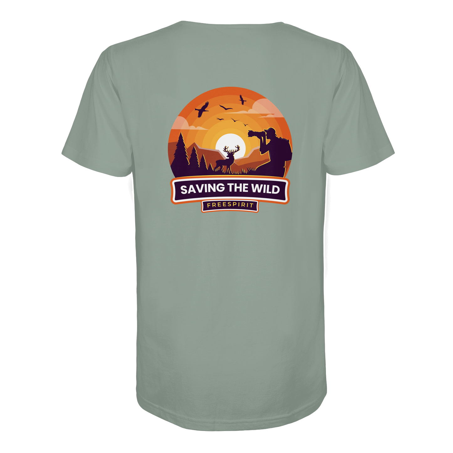 SAVING THE WILD – Freespirit Sunset - Organic Shirt