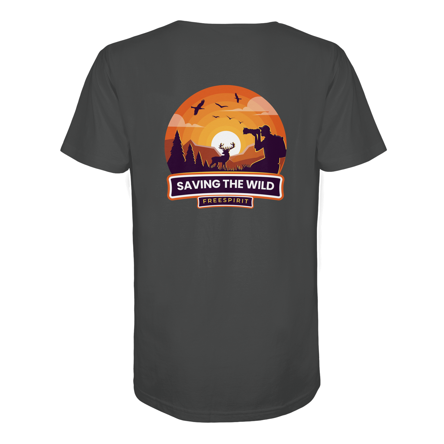 SAVING THE WILD – Freespirit Sunset - Organic Shirt