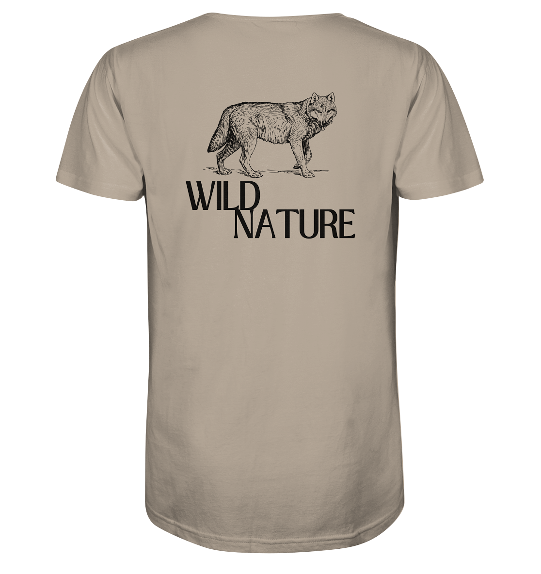 Wild Nature Wolf - Organic Shirt