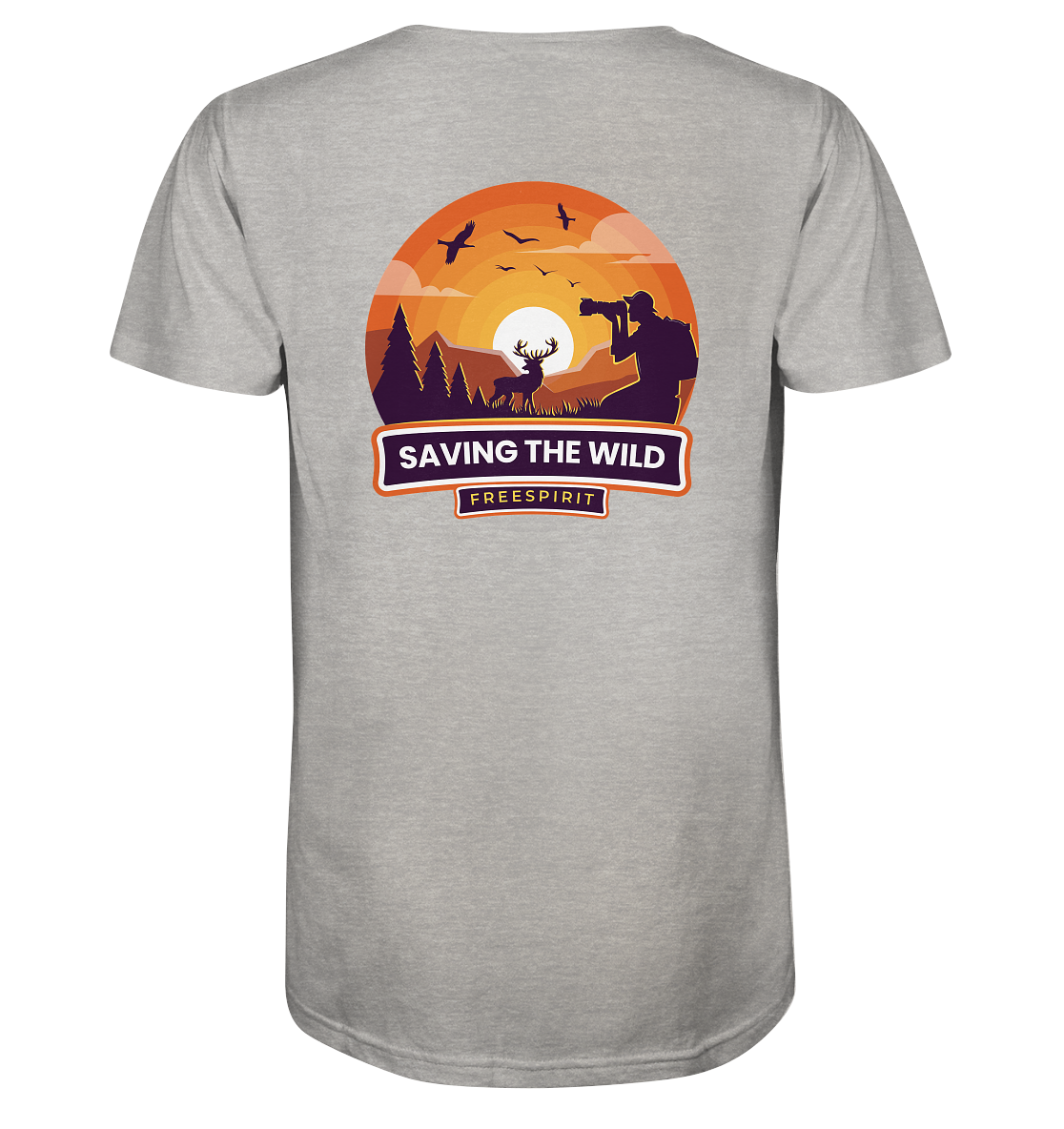 SAVING THE WILD – Freespirit Sunset - Organic Shirt