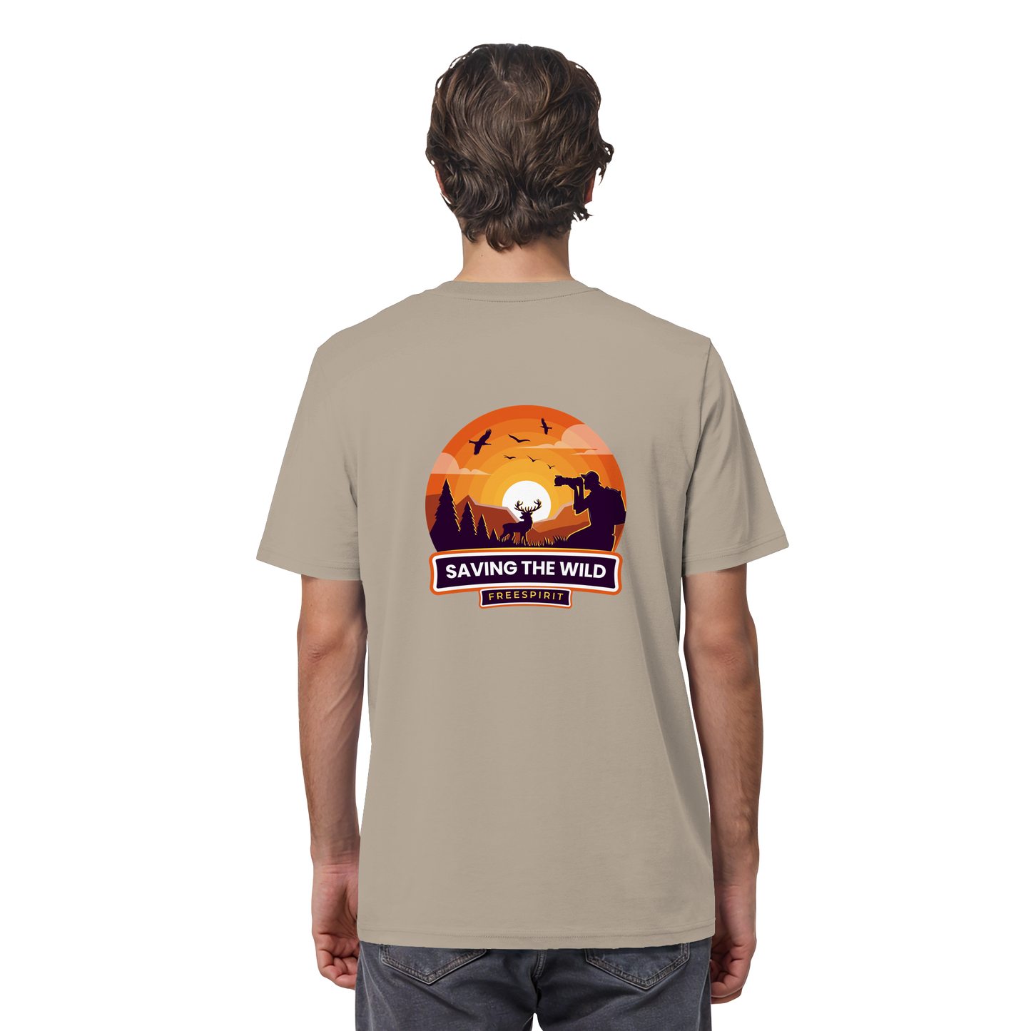 SAVING THE WILD – Freespirit Sunset - Organic Shirt