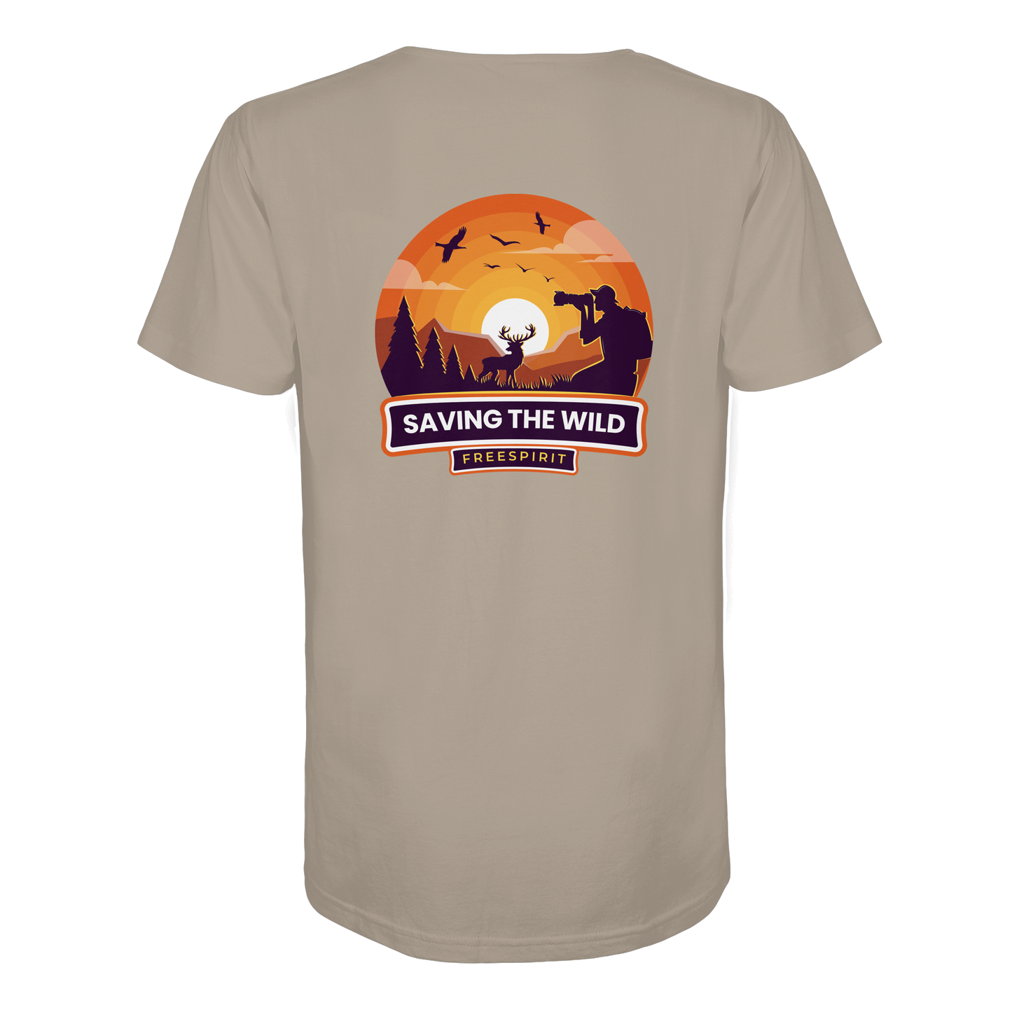 SAVING THE WILD – Freespirit Sunset - Organic Shirt