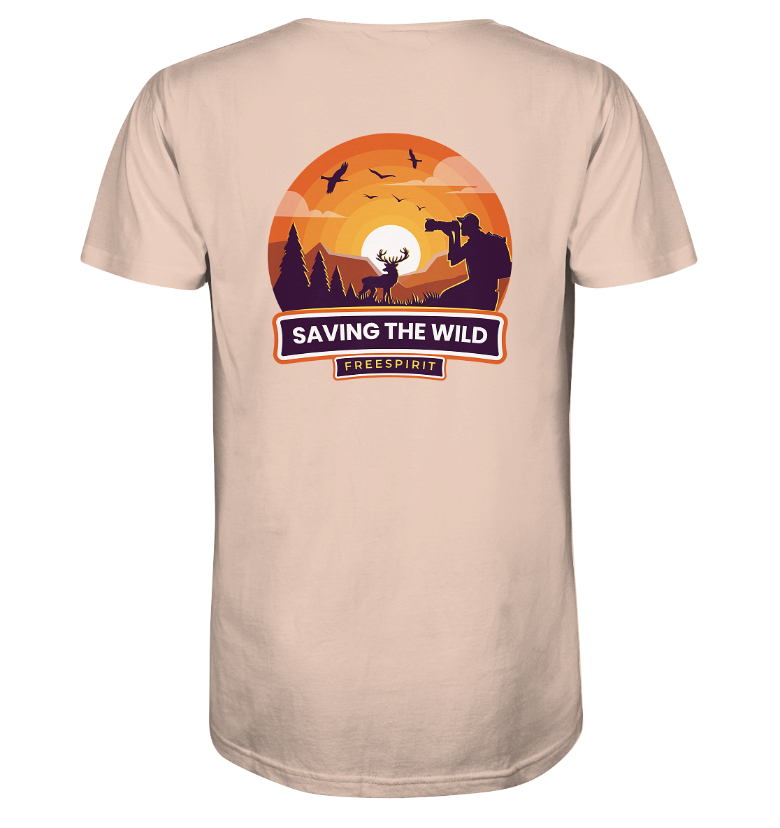 SAVING THE WILD – Freespirit Sunset - Organic Shirt