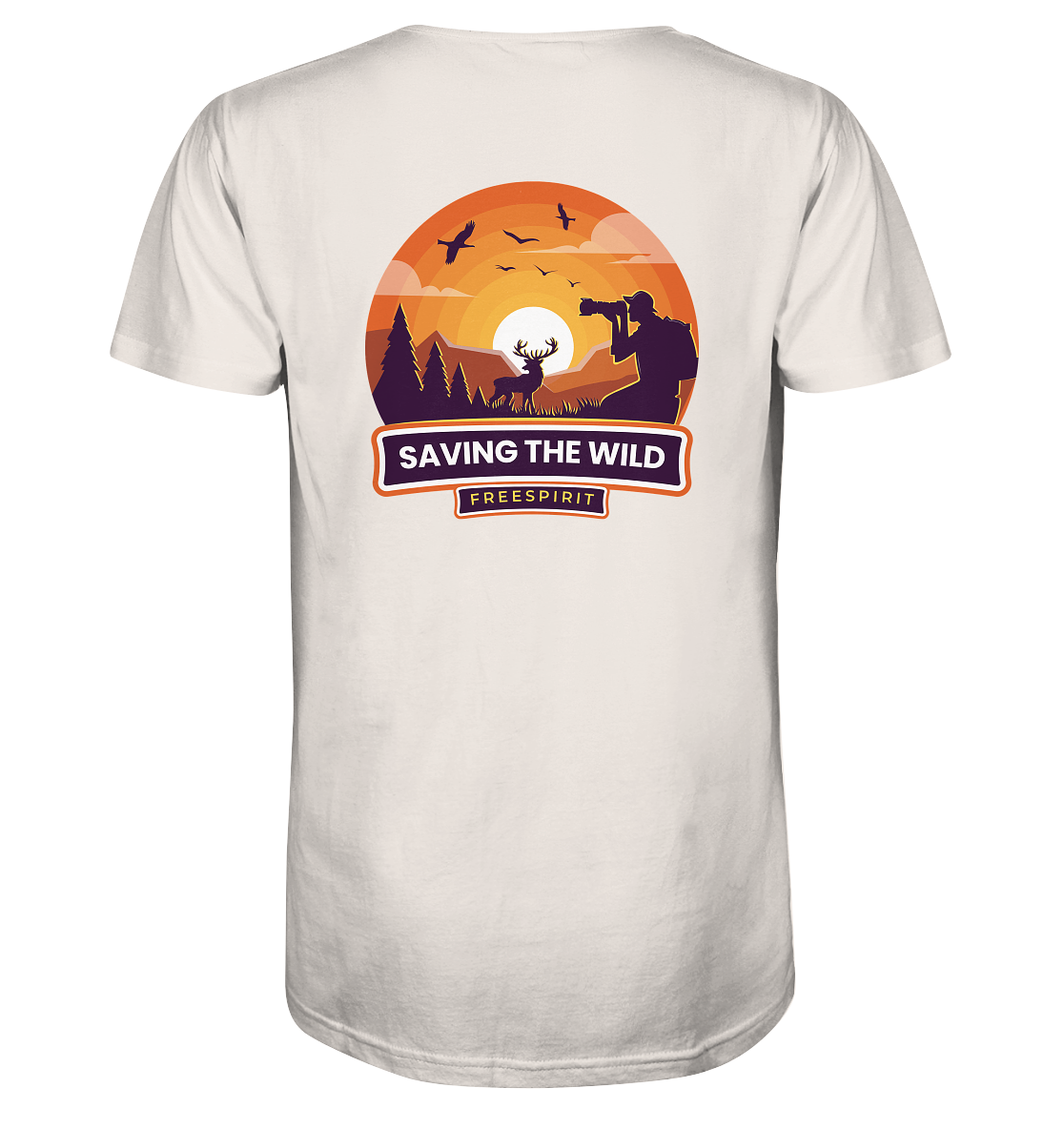 SAVING THE WILD – Freespirit Sunset - Organic Shirt