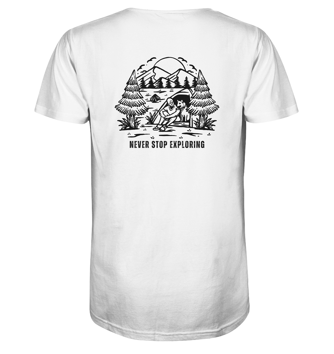 Never Stop Exploring Dog - Organic Shirt