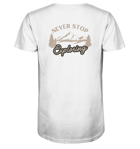 Never Stop Exploring Nature - Organic Shirt