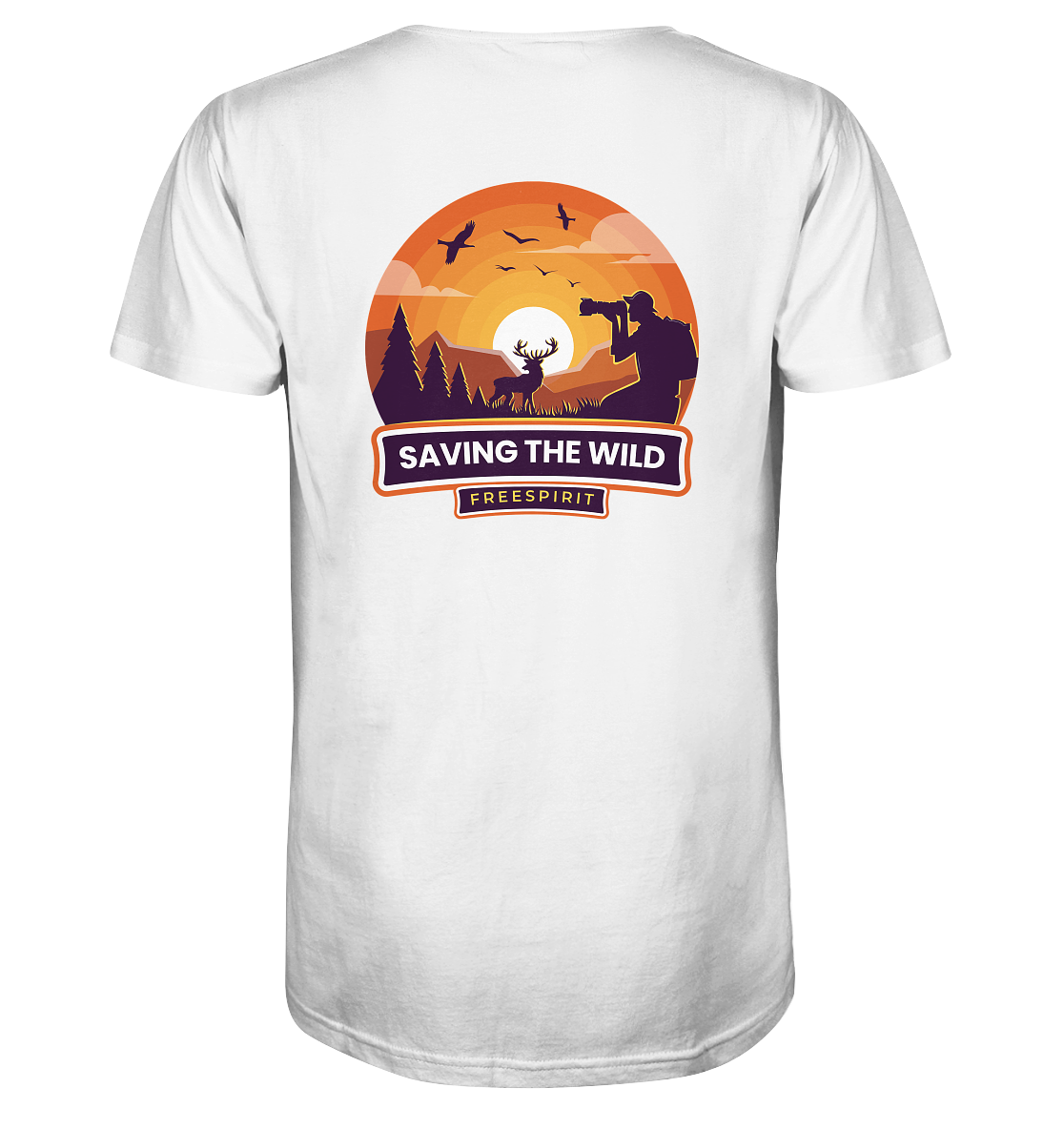 SAVING THE WILD – Freespirit Sunset - Organic Shirt