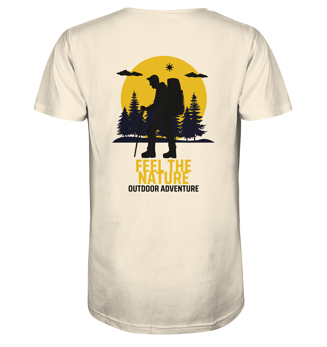 FEEL THE NATURE – Outdoor Adventure - Organic Shirt