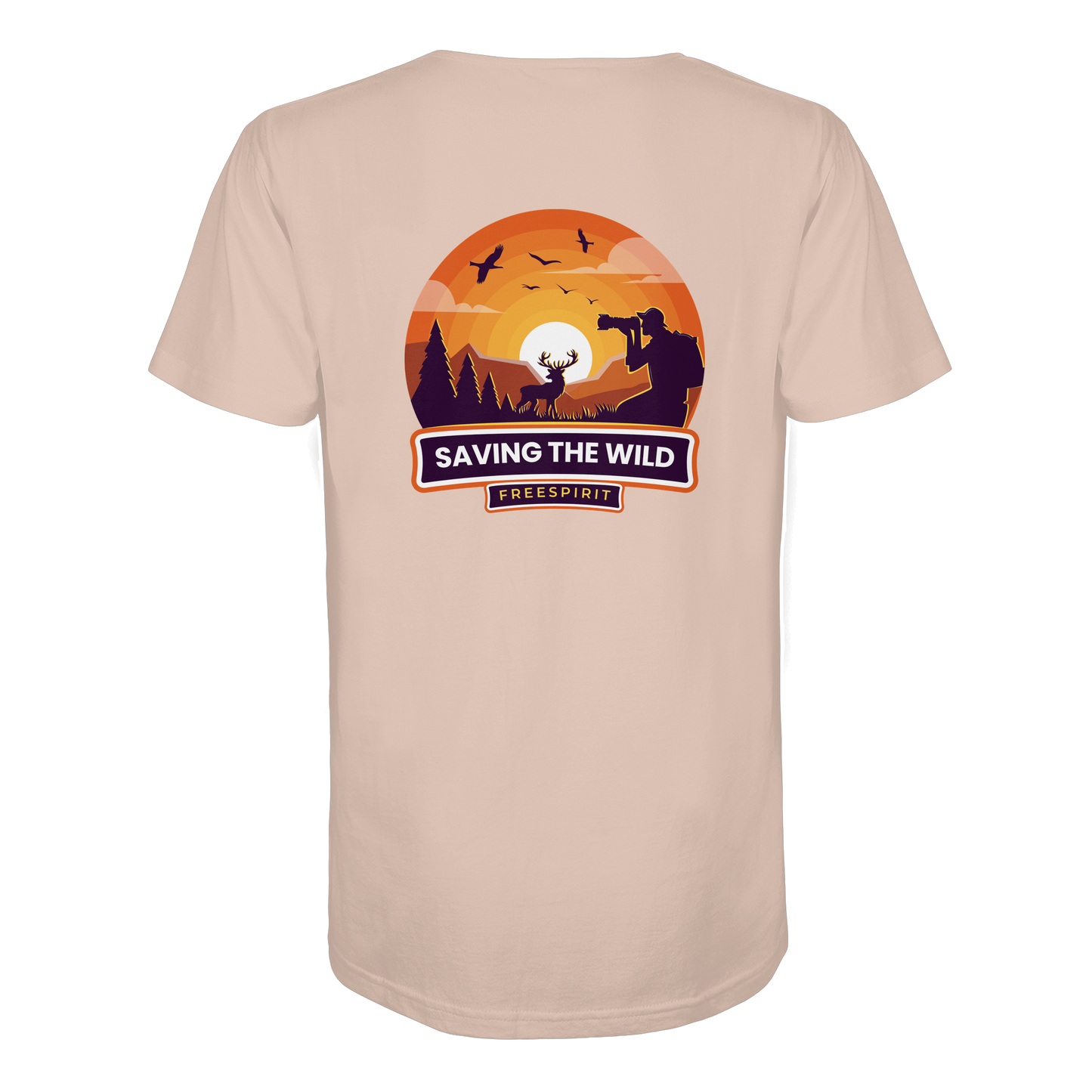 SAVING THE WILD – Freespirit Sunset - Organic Shirt