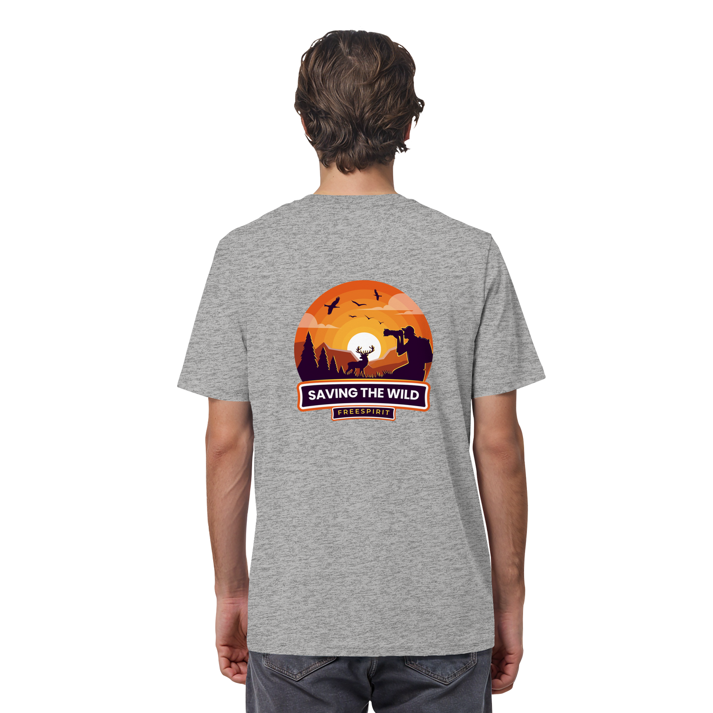 SAVING THE WILD – Freespirit Sunset - Organic Shirt