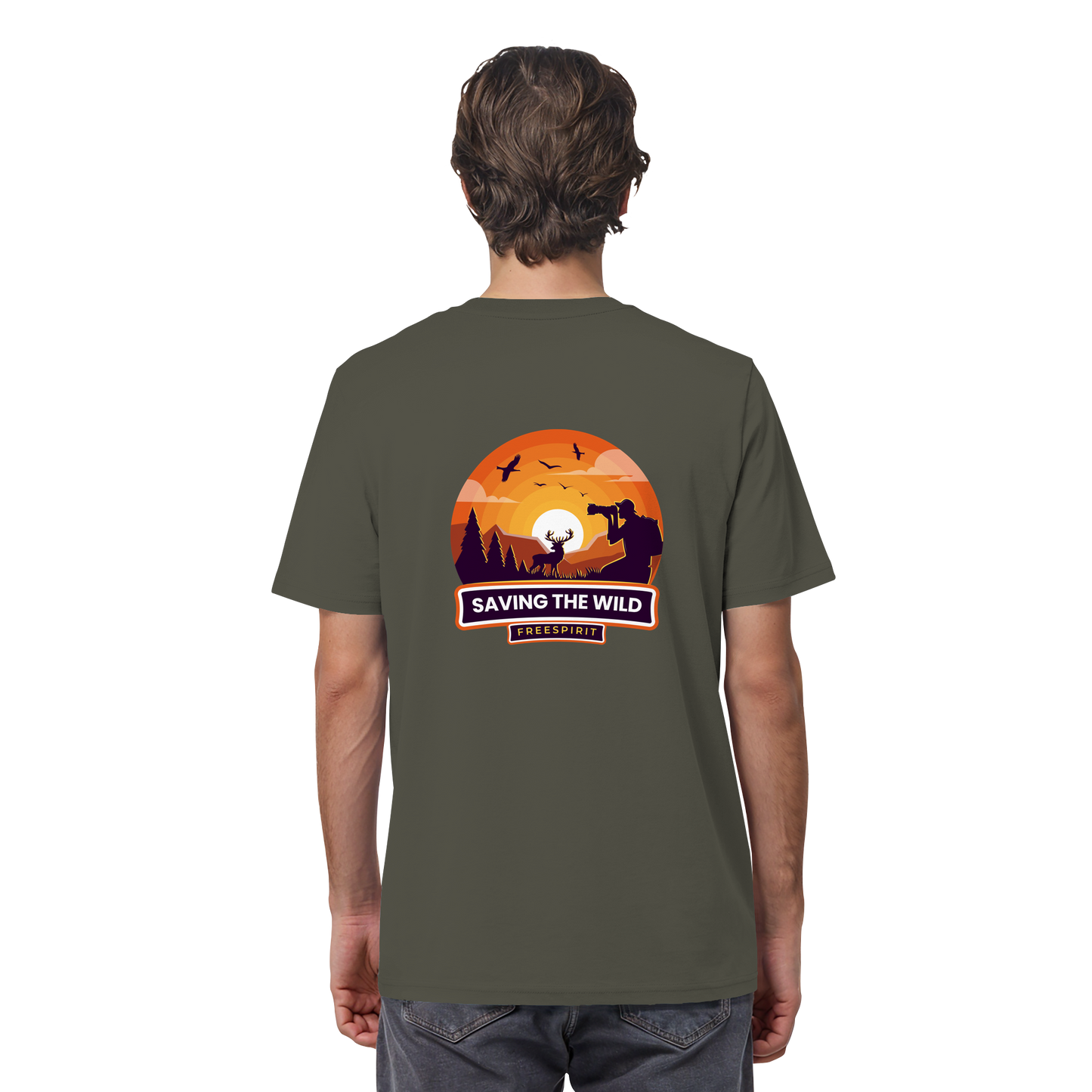 SAVING THE WILD – Freespirit Sunset - Organic Shirt