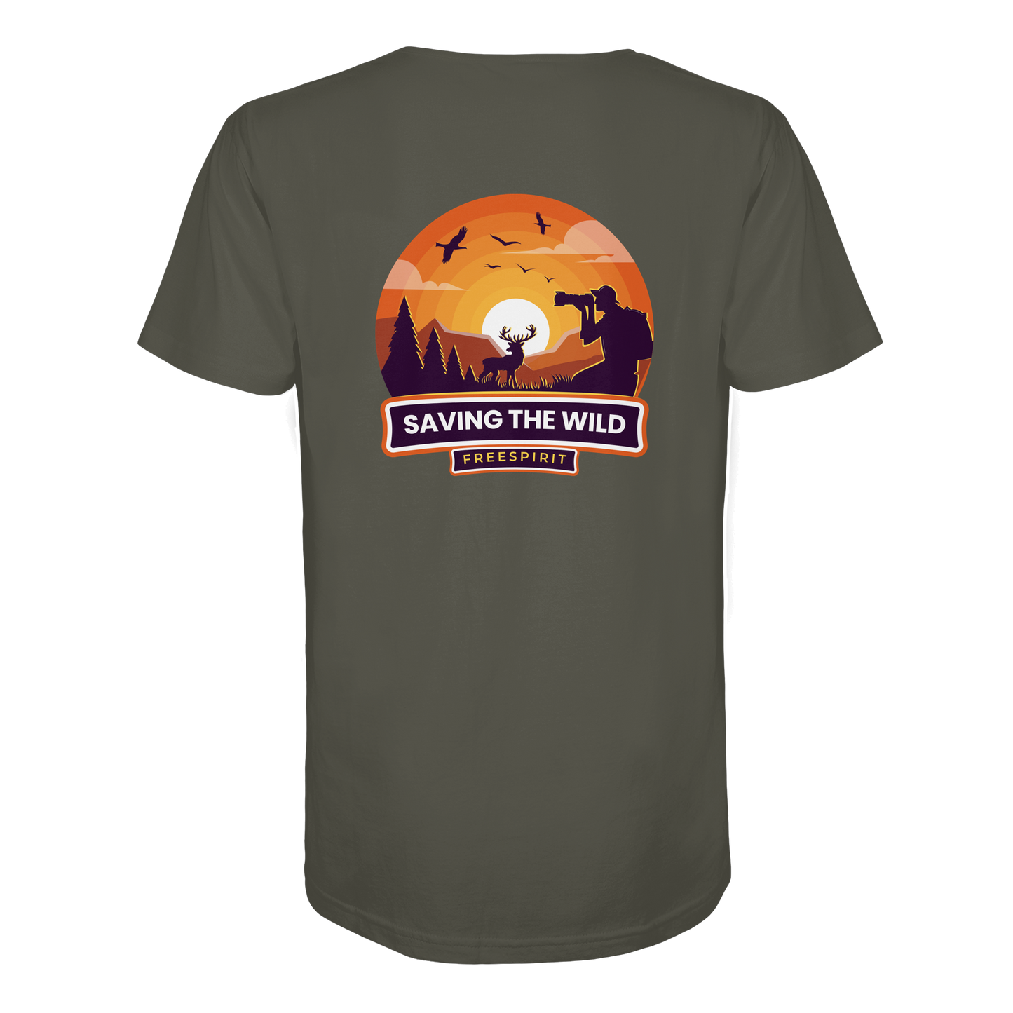 SAVING THE WILD – Freespirit Sunset - Organic Shirt