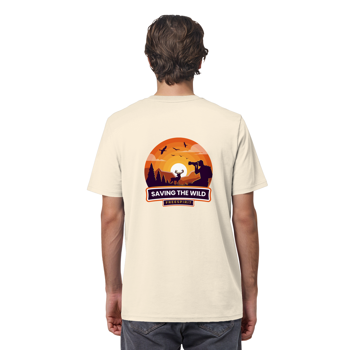 SAVING THE WILD – Freespirit Sunset - Organic Shirt