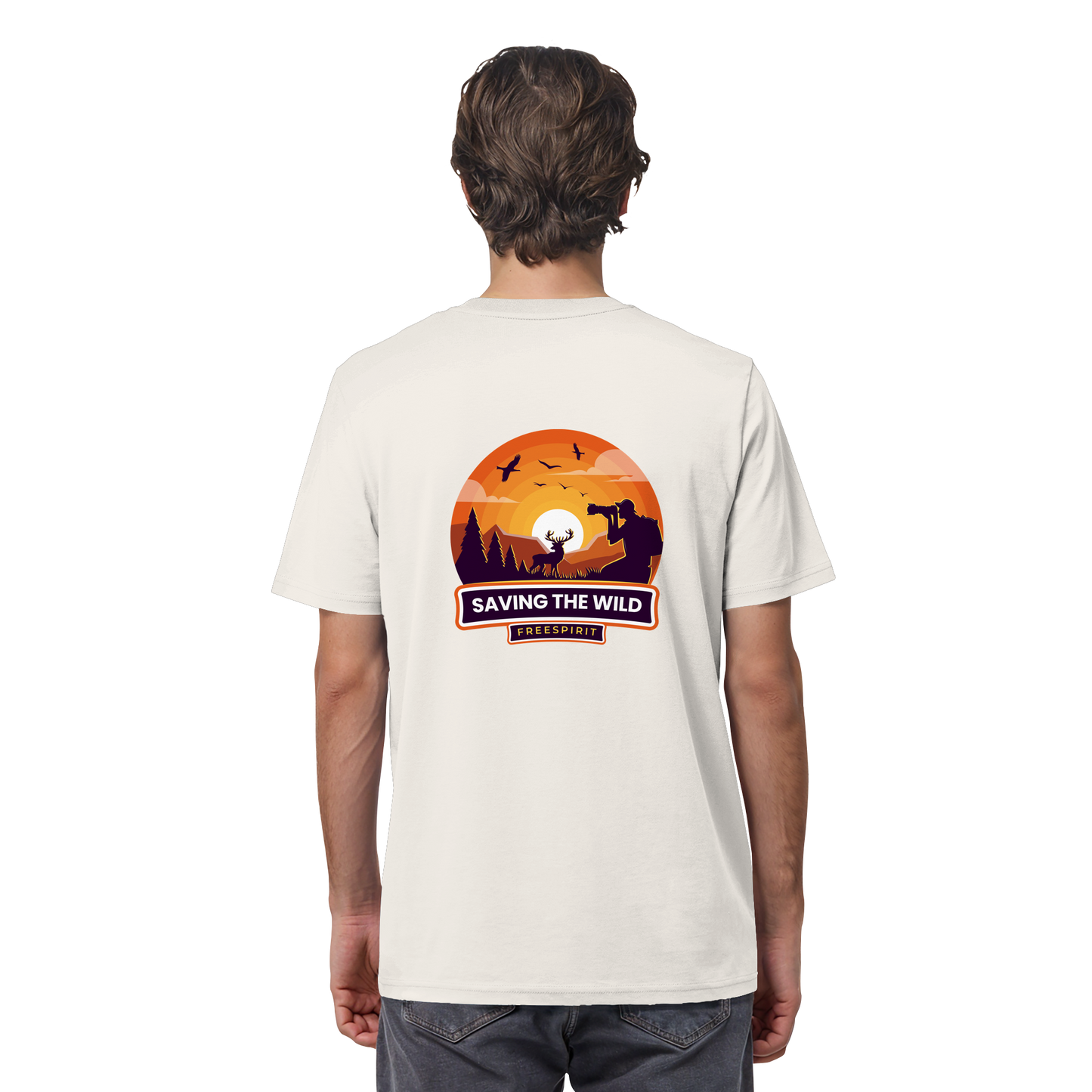 SAVING THE WILD – Freespirit Sunset - Organic Shirt
