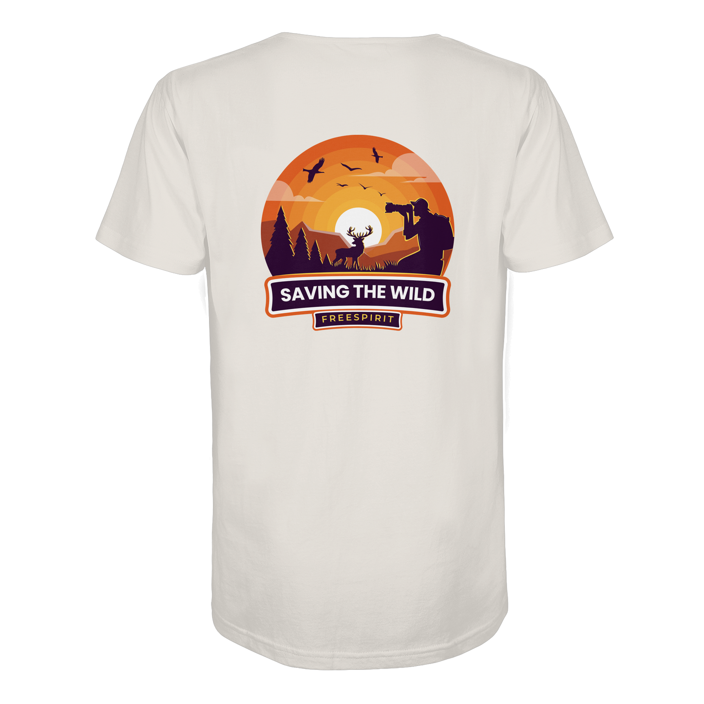 SAVING THE WILD – Freespirit Sunset - Organic Shirt
