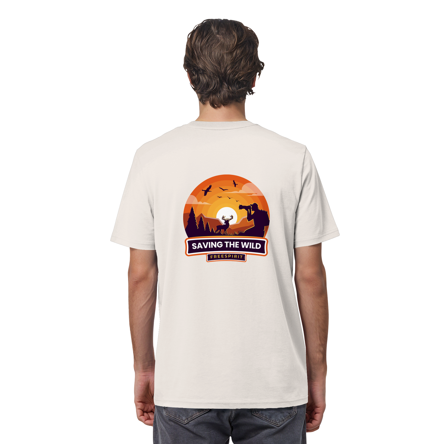 SAVING THE WILD – Freespirit Sunset - Organic Shirt
