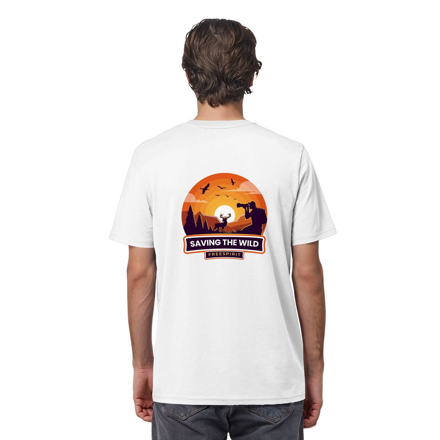 SAVING THE WILD – Freespirit Sunset - Organic Shirt