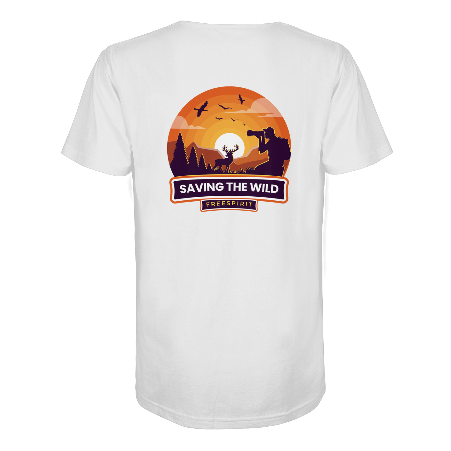 SAVING THE WILD – Freespirit Sunset - Organic Shirt