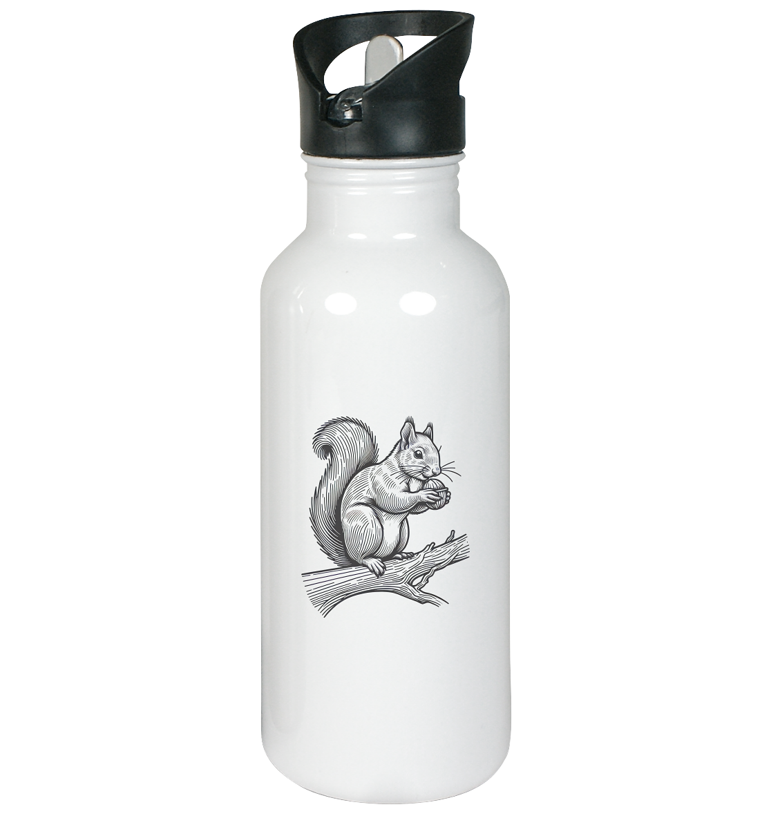 Woodland Squirrel - Stainless Steel Drinking Bottle