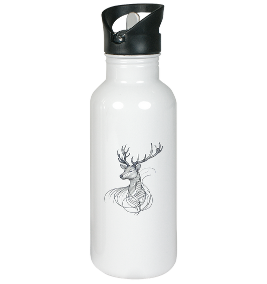 Elegant Stag - Edelstahl-Trinkflasche