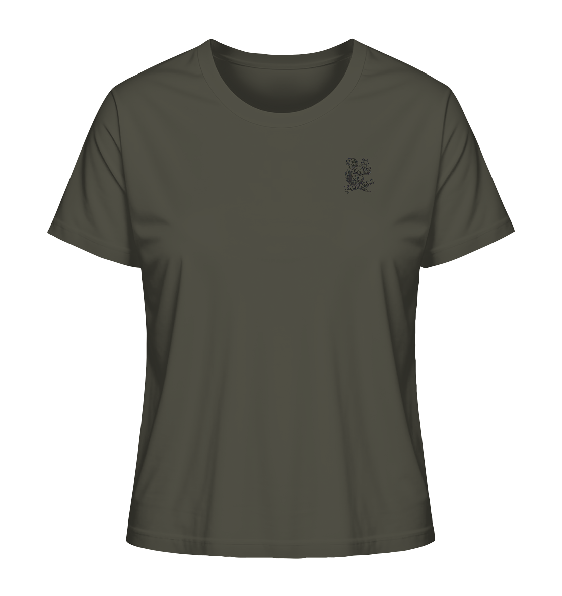 Woodland Squirrel - Ladies Organic Shirt