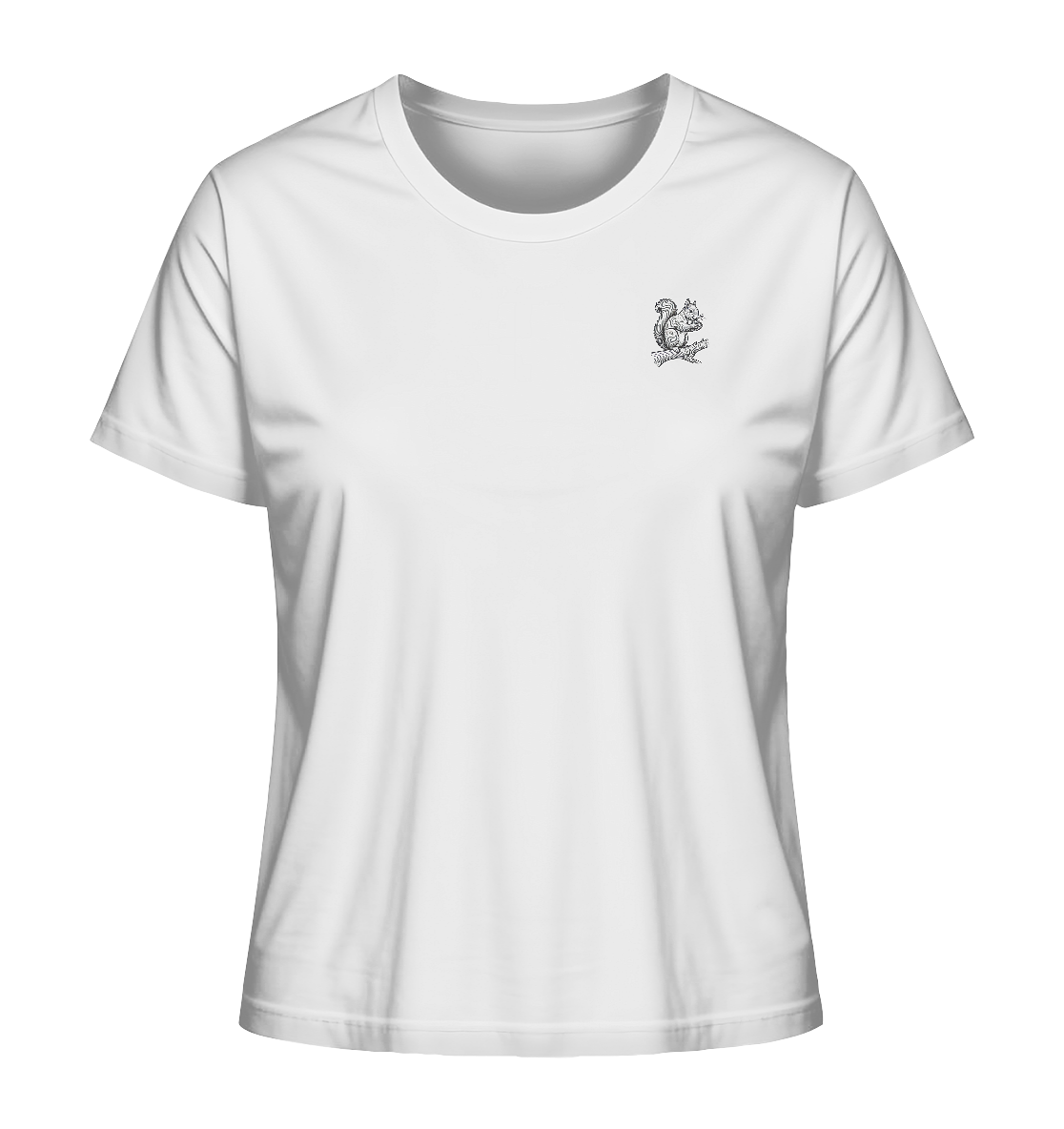 Woodland Squirrel - Ladies Organic Shirt