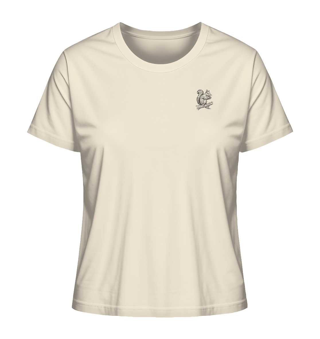 Woodland Squirrel - Ladies Organic Shirt