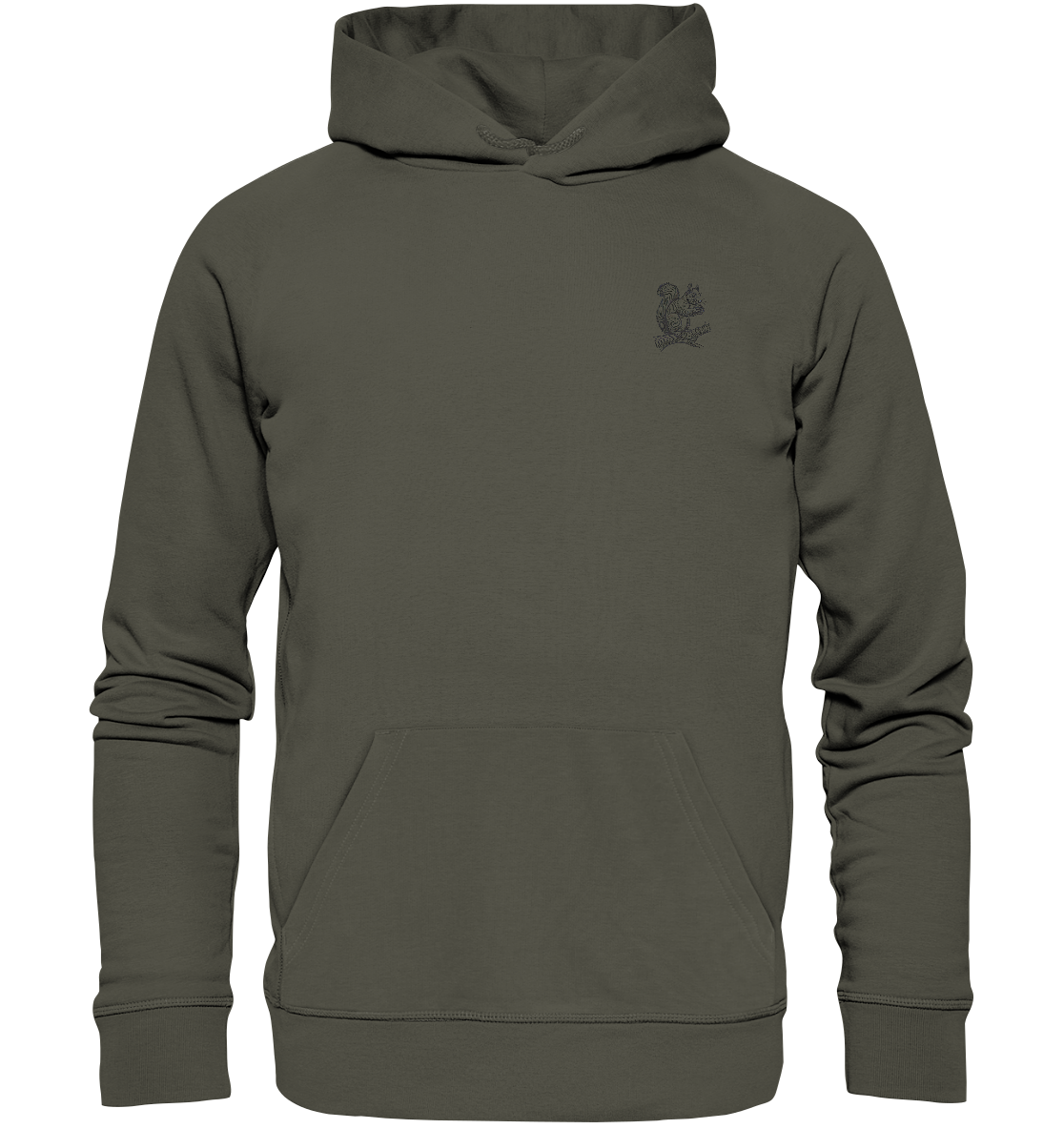 Woodland Squirrel - Organic Hoodie