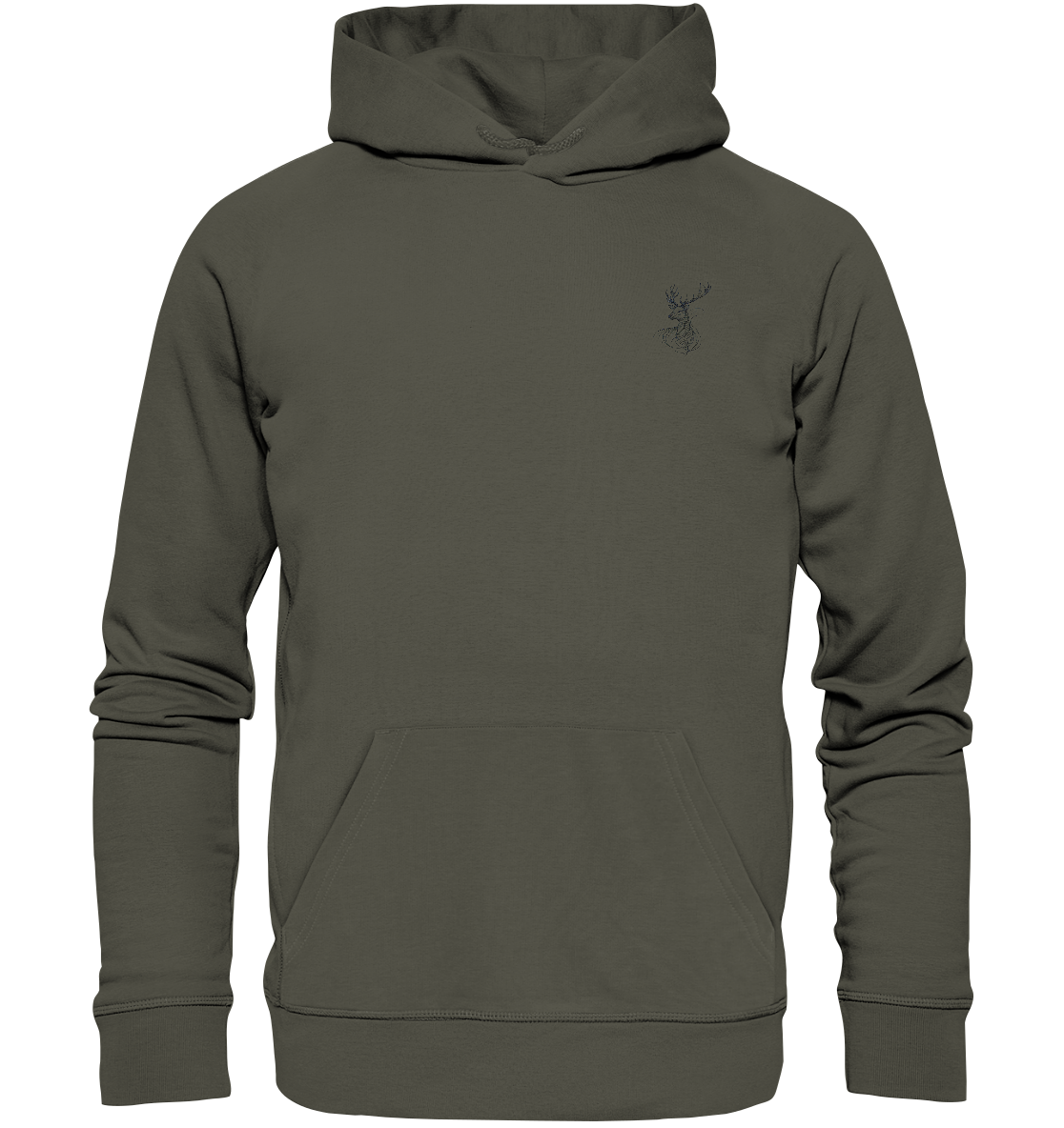 Elegant Stag - Organic Hoodie