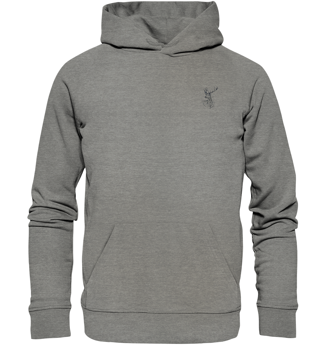 Elegant Stag - Organic Hoodie