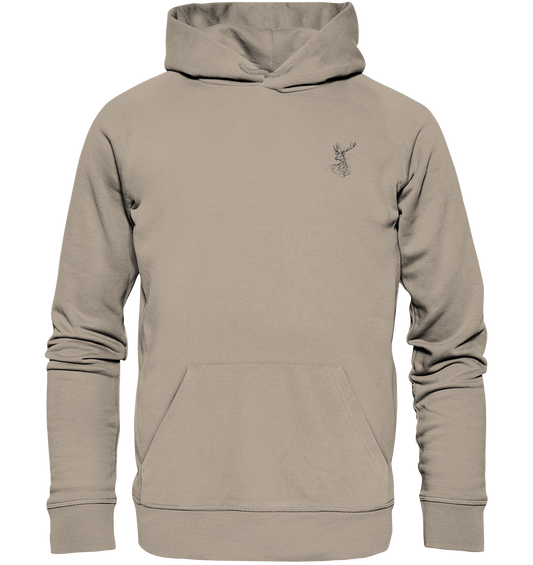 Elegant Stag - Organic Hoodie
