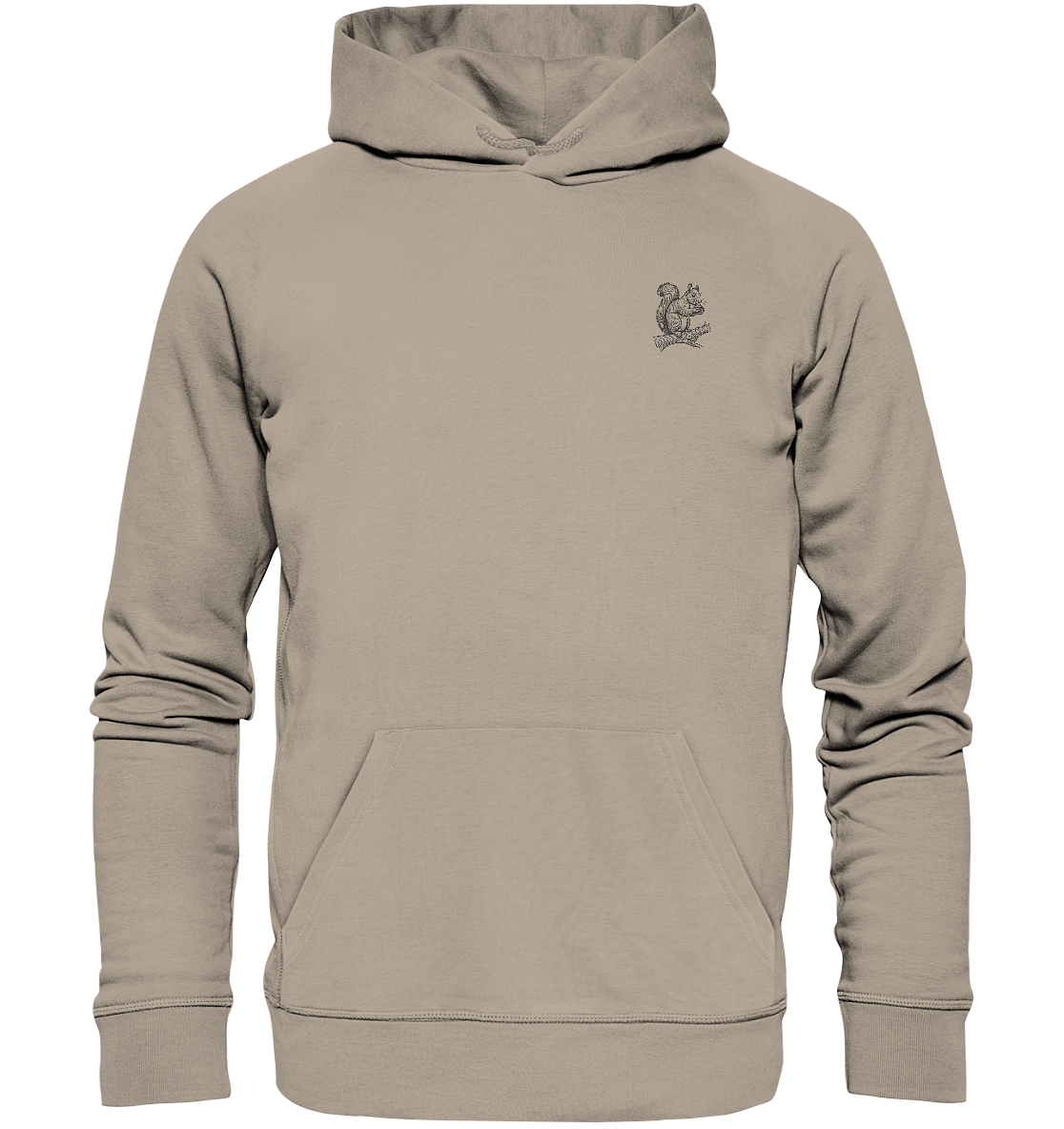 Woodland Squirrel - Organic Hoodie